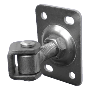 Cerniera regolabile per cancelli M20 con base 110×75 mm – tipo fava