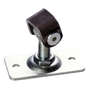 Cerniera regolabile per cancelletto con piastrina rettangolare M12 75×38 mm acciaio zincato