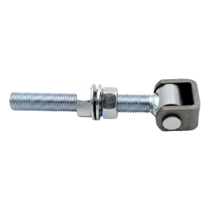 PSG cerniera per cancello in acciaio regolabile M16 con grano – zincata, 150 mm