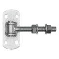 Cerniera regolabile per cancello M16 con piastra 115×50 mm – zincata 001-415 (1)