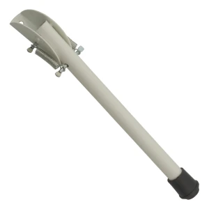 Piede bloccaporta in acciaio a molla 160 mm – bianco