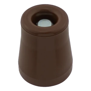 Paraspigoli di protezione in gomma grande marrone Ø49 mm – montaggio a vite