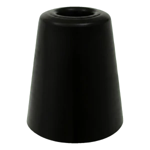 Respingente di gomma da pavimento per porte 70 mm nero – grande, senza tassello
