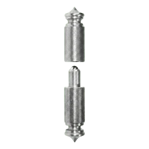 PSG cardine tornito decorativo con sfera in acciaio Ø 27 mm H145 mm per cancelli e portoni