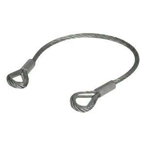 Comunello cavo di sicurezza per anta cancello acciaio zincato 500 mm
