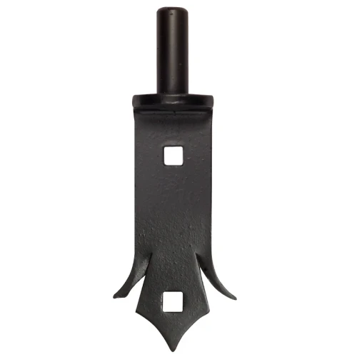 Perno cardine a nastro decorativo ø 14 mm per cancelli a battente – da avvitare 001-510 (1)
