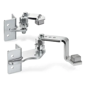 Comunello set di cerniere per cancelli da saldare su palo 40×40 mm – sinistro, per pendii in salita