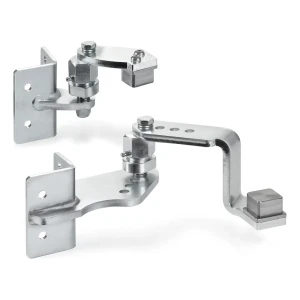 Comunello set di cerniere per cancelli da saldare su palo 40×40 mm – destro, per pendii in salita