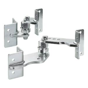 Comunello RS-100F – set di cerniere per cancelli avvitabili su pendii in salita