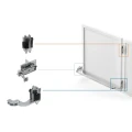 Comunello Albatros Piccolo – sistema di cerniere per cancello pieghevole fino a 4 m / 100 kg 001-530 (9)