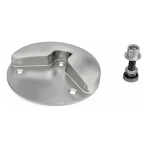 Comunello fermo per cancello spezzato zincato rotondo ø160 mm H30