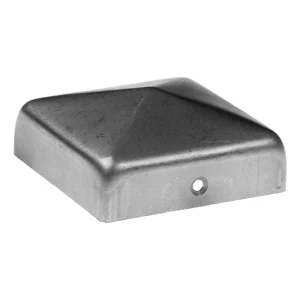 Copertura piramidale in acciaio zincato per palo recinzione 160×160 mm