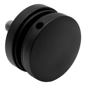 Attacco puntuale per vetro 8-17,52 mm fi 50/8/M10x50 AISI 304 sistema piano nero