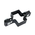 Staffa intermedia per pannelli di recinzione 60x40 antracite grafite GPV-700-01 (1)
