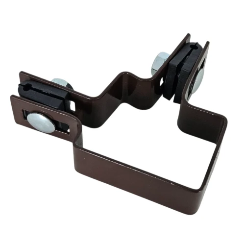 Morsetto angolare per pannelli di recinzione 40x60 marrone GPV-700-10 (1)