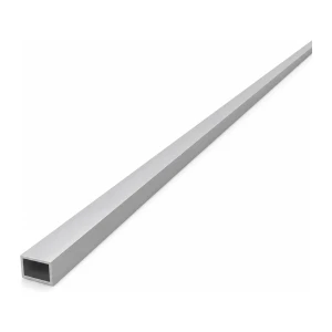 Tubo rettangolare in alluminio 8×12×1 mm – profilo chiuso L=2000 mm EN AW-6060