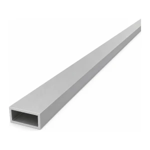 Tubo rettangolare in alluminio 15×30×2 mm – profilo chiuso EN AW-6060, L=2000 mm