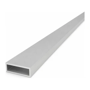 Tubo rettangolare in alluminio 15×40×2 mm – profilo chiuso EN AW-6060, L=2000 mm