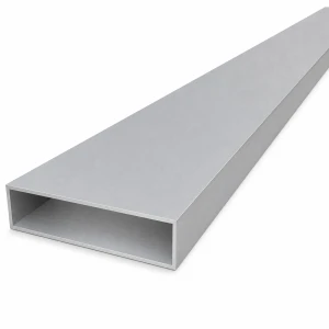 Tubo in alluminio rettangolare 20×80×1,5 mm – profilo chiuso EN AW-6060, L=2000 mm