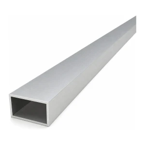 Tubo in alluminio rettangolare 25×40×2 mm – profilo chiuso EN AW-6060, L=2000 mm
