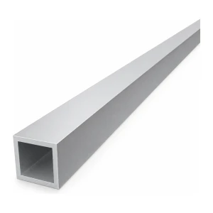 Tubo quadrato in alluminio 30×30×3 mm – profilo chiuso L=2000 mm