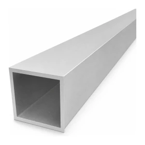 Tubo in alluminio quadrato 60×60×4 mm profilo chiuso L=2000 mm