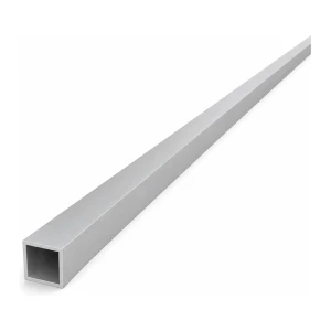 Tubo quadrato in alluminio 15×15×1,5 mm – profilo chiuso PA38 L=2000 mm