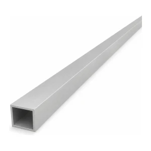 Tubo quadrato in alluminio 20×20×1,5 mm EN AW-6060 – lunghezza 2000 mm