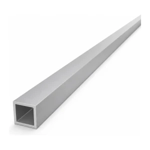 Tubo in alluminio quadrato 20×20×2 mm – profilo chiuso L=2000 mm