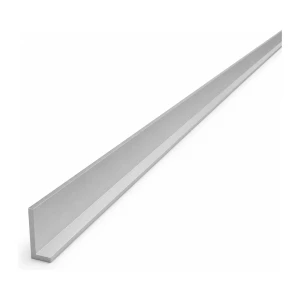 Angolare in alluminio a lati disuguali 20×10×2 mm – profilo L, lunghezza 2000 mm