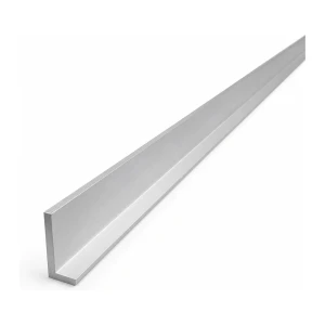Angolare in alluminio a ali disuguali 25×15×2 mm – profilo L, lunghezza 2000 mm