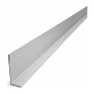 Angolare in alluminio a lati disuguali 40×20×2 mm – profilo L, lunghezza 2000 mm