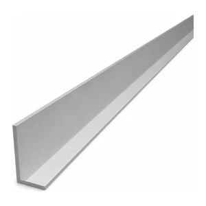 Angolare in alluminio a lati disuguali 40×20×2,6 mm – profilo L, lunghezza 2000 mm