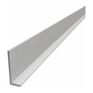Angolare in alluminio a ali diseguali 50×20×2 mm – profilo L, lunghezza 2000 mm