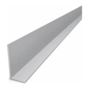 Angolare in alluminio a ali disuguali 60×30×2 mm, lunghezza 2000 mm – profilo L EN AW-6060