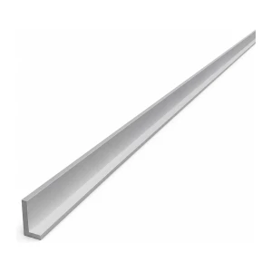 Angolare in alluminio a lati disuguali 15×10×2 mm – profilo L, lunghezza 2000 mm