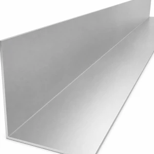 Angolare in alluminio a lati uguali 100×100×2 mm – profilo L, lunghezza 2000 mm