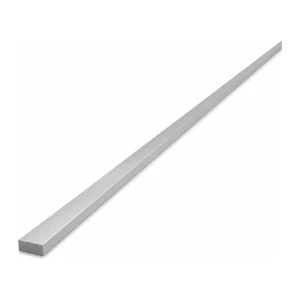 Piatto in alluminio EN AW-6060 T64 – 10×4 mm, lunghezza 2000 mm
