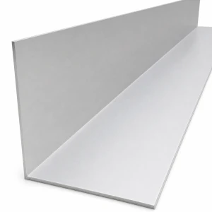 Angolare in alluminio a lati uguali 100×100×2 mm – profilo L, lunghezza 2000 mm