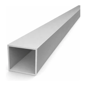 Profilo in alluminio quadrato 40x40x2 mm lunghezza 6 m PA38 EN AW-6060 T66