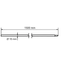 Dispersore componibile con cono Morse fi 16 x 1500 mm – acciaio zincato a caldo 001-774 (2)