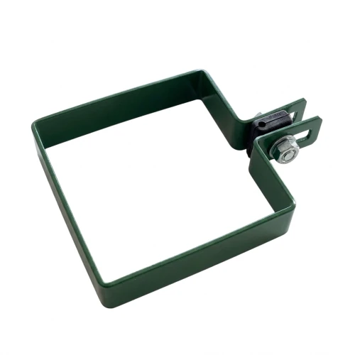 Morsetto terminale per pannelli di recinzione 100x100 mm verde 000-783 (1)