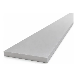 Piatto in alluminio EN AW-6060 80×8 mm, lunghezza 2000 mm – profilo piatto