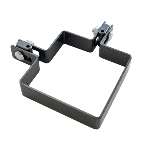 Staffa angolare per pannelli di recinzione 100x100 mm grafite 000-776 (1)