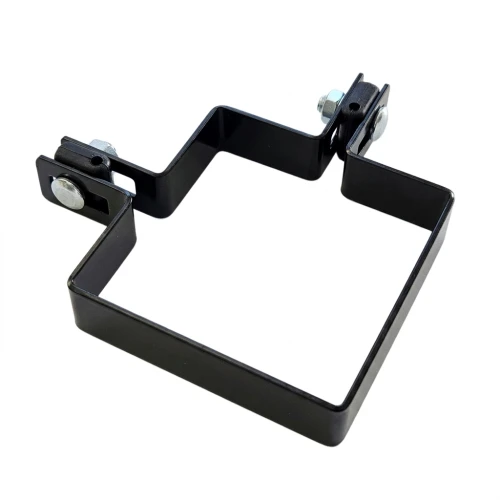 Staffa angolare per pannelli di recinzione 100x100 mm nero 000-774 (1)