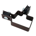 Staffa per pannelli di recinzione angolare 60x40 bronzo GPV-700-10 (1)