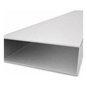 Tubo in alluminio rettangolare 50×150×2 mm – profilo chiuso L=2000 mm