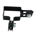 Staffa per pannelli di recinzione angolare 60x40 nera GPV-700-07 (2)