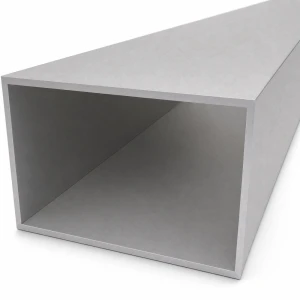 Tubo rettangolare in alluminio 80×120×3 mm EN AW-6060 – lunghezza 2000 mm