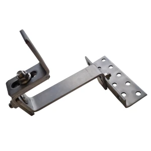 Staffa per tetto Vario 145 (4-5-5-5) con tripla regolazione Acciaio Inox H17/1.4016